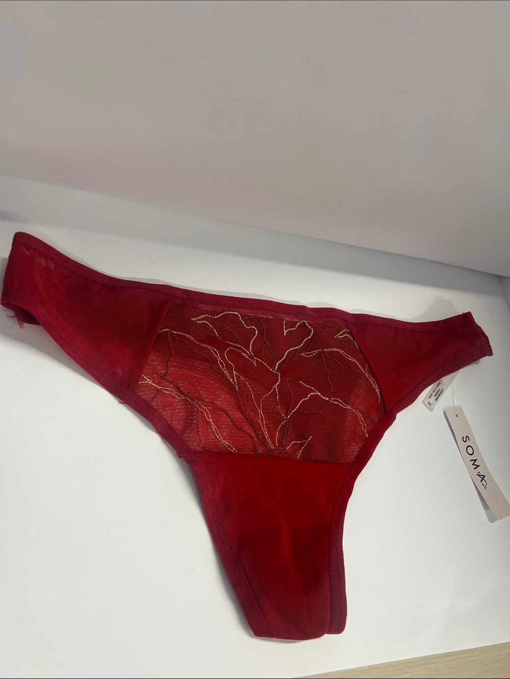 Soma Sz M Linework Embroidered Thing - New with Tags
